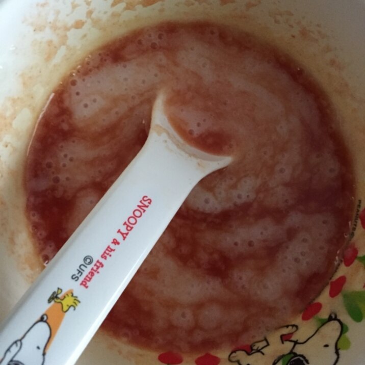 離乳食ゴックン期 トマトと豆乳がゆ レシピ 作り方 By みな4085 楽天レシピ 離乳食ゴックン期 トマトと豆乳がゆ レシピ 作り方 By みな4085 楽天レシピ